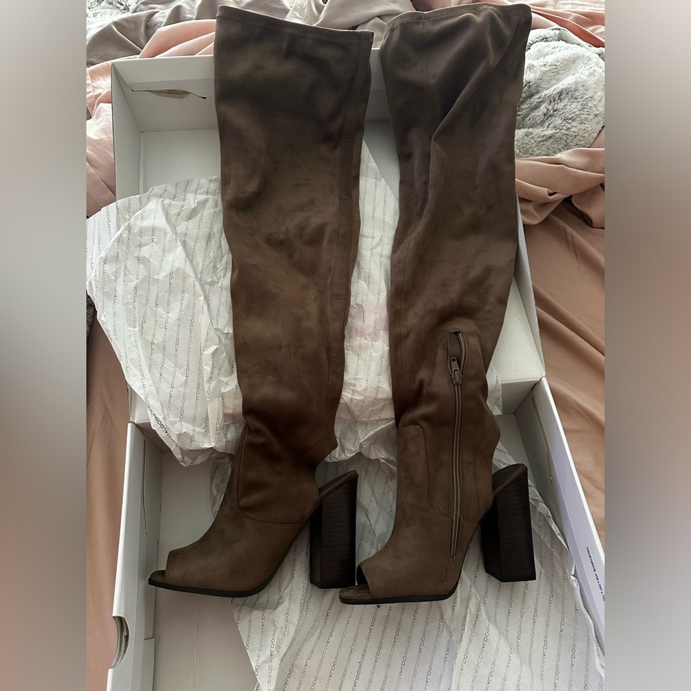 Knee high boots